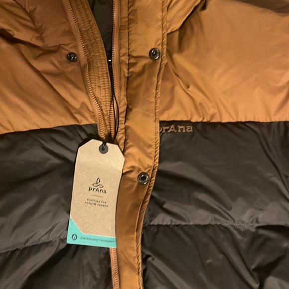 NWT, men’s XL prAna, "Whitney Portal Jacket", color's walnut block" Dooooppeeee! - Picture 2 of 8